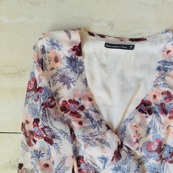 Abercrombie & Fitch Floral Ruffely Dress - Picture 7 of 8